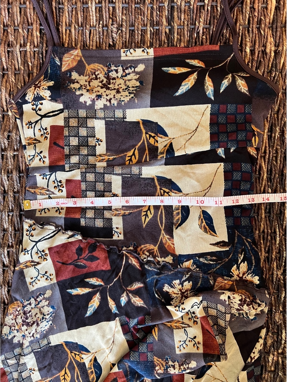 Cider patchwork floral mini dress. - Picture 4 of 6
